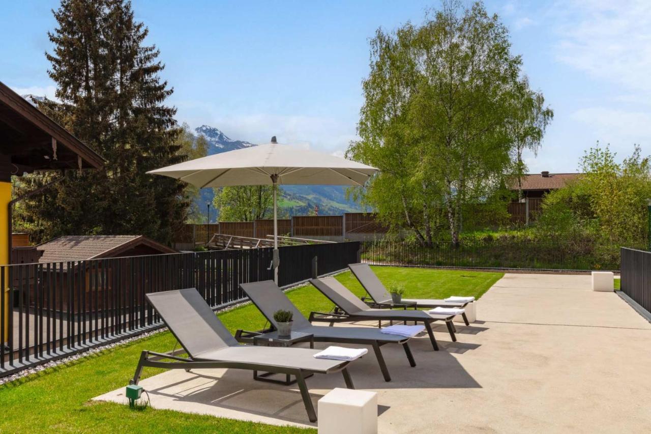 Emma Deluxe Aparthotel Ganzjaehrig Beheizter Aussenpool Piesendorf Exteriér fotografie