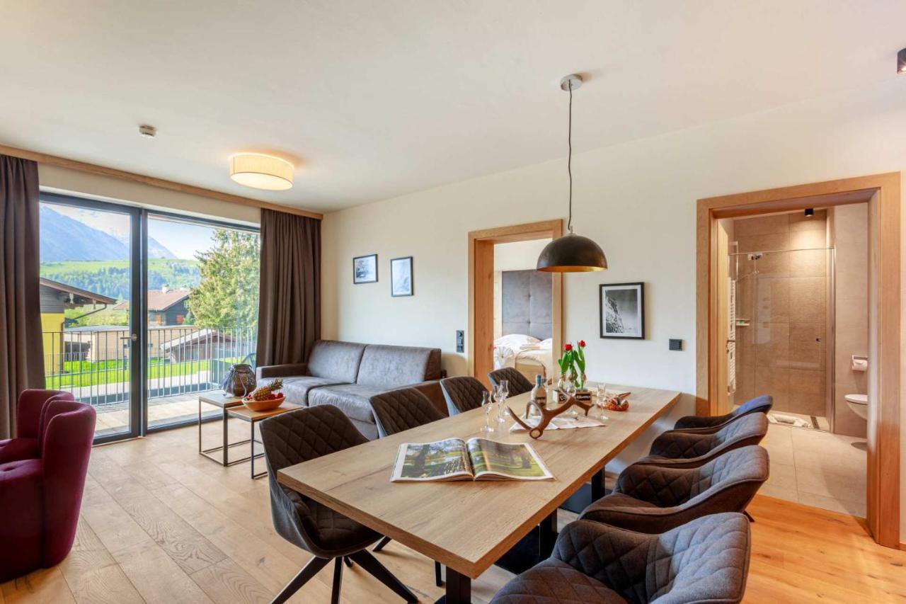 Emma Deluxe Aparthotel Ganzjaehrig Beheizter Aussenpool Piesendorf Exteriér fotografie